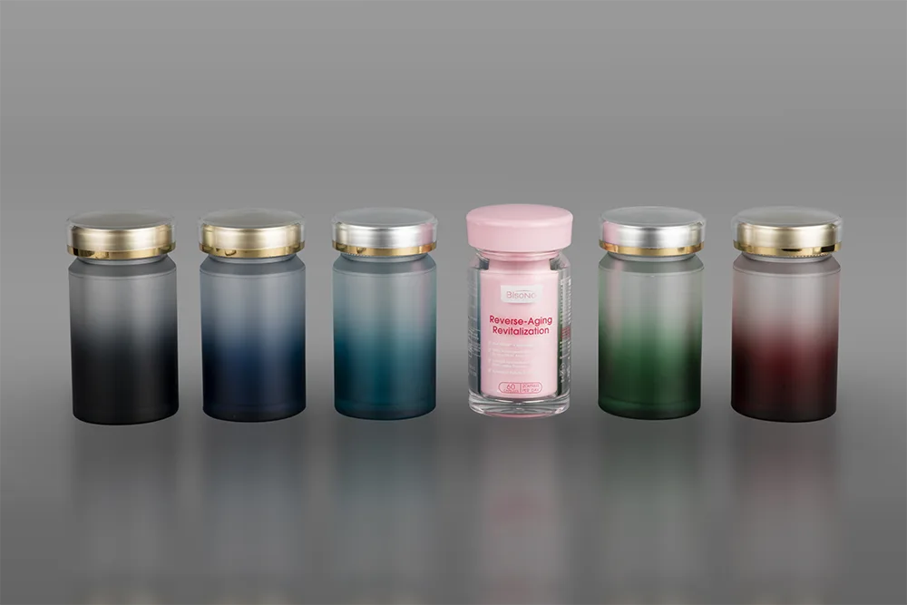 PETG Cosmetic Bottle For Capsules