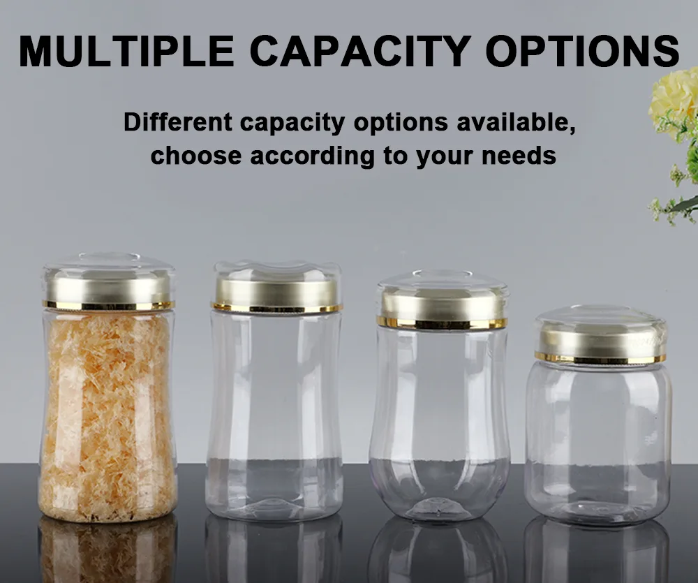 High-End Health Supplement PET Bottles